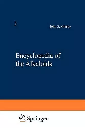 Encyclopedia of the Alkaloids cover