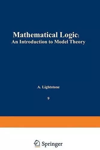 Mathematical Logic cover