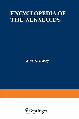 Encyclopedia of the Alkaloids cover