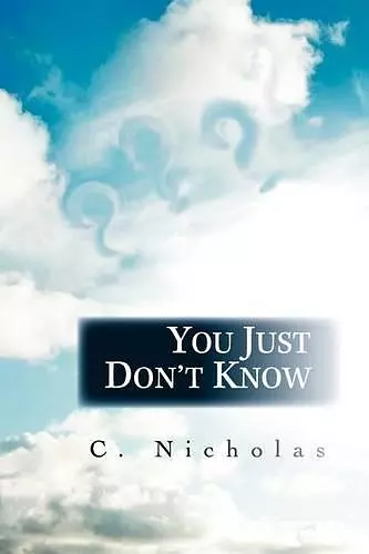 You Just Don't Know cover