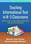 Teaching Informational Text in K-3 Classrooms cover