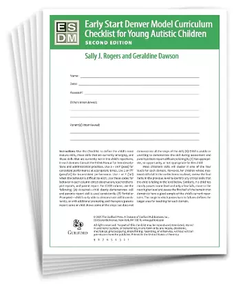 Early Start Denver Model Curriculum Checklist for Infants and Young Autistic Children, Second Edition cover