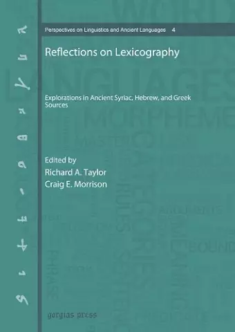 Reflections on Lexicography cover