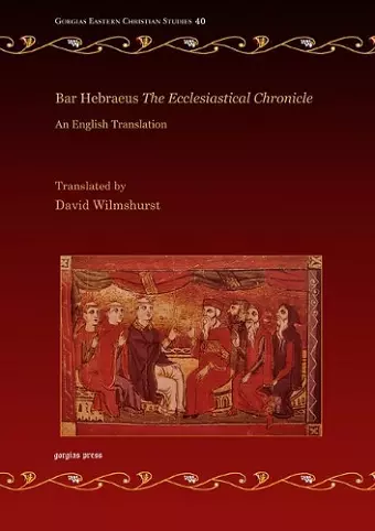 Bar Hebraeus The Ecclesiastical Chronicle cover