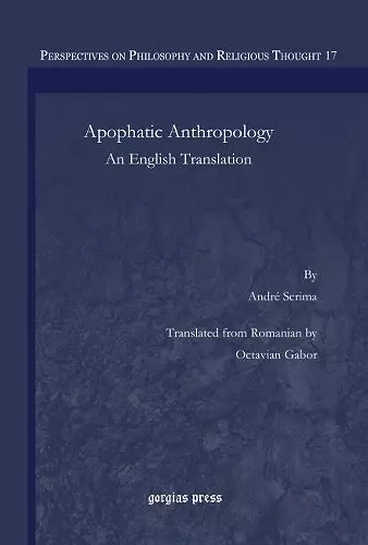 Apophatic Anthropology cover