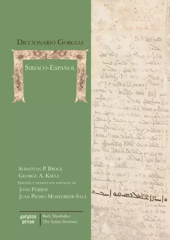 Diccionario Gorgias Siriaco-Español cover