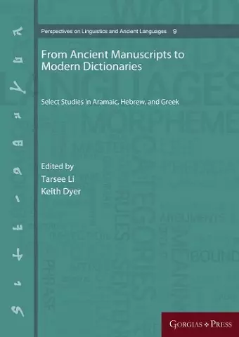 From Ancient Manuscripts to Modern Dictionaries cover