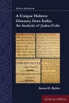 A Unique Hebrew Glossary from India cover