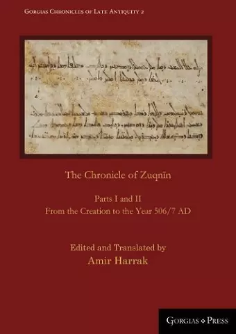 The Chronicle of Zuqnīn cover