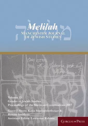 Gender in Jewish Studies cover