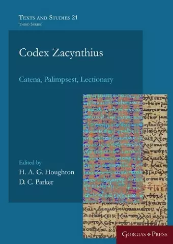 Codex Zacynthius: Catena, Palimpsest, Lectionary cover