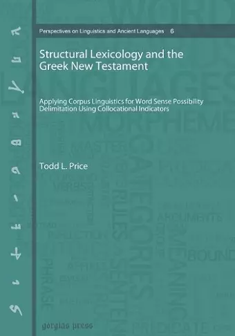 Structural Lexicology and the Greek New Testament cover