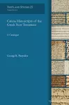 Catena Manuscripts of the Greek New Testament cover