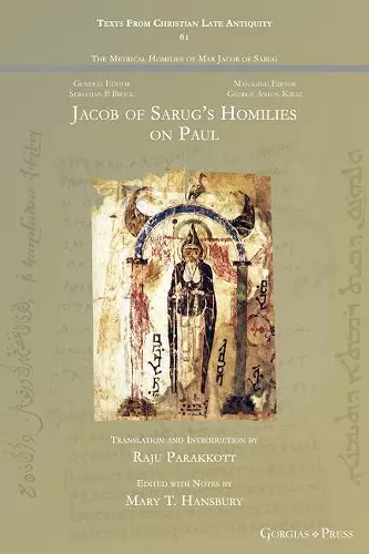 Jacob of Sarug's Homilies on Paul cover