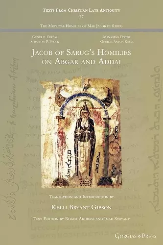 Jacob of Sarug’s Homilies on Abgar and Addai cover