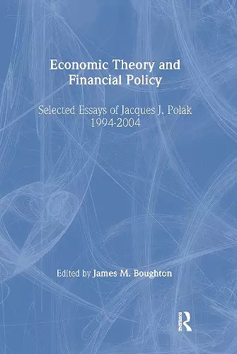 Economic Theory and Financial Policy cover