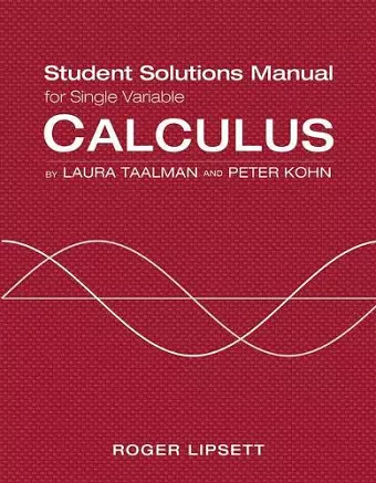 Single Variable Student Solutions Manual for Calculus cover