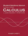 Single Variable Student Solutions Manual for Calculus cover