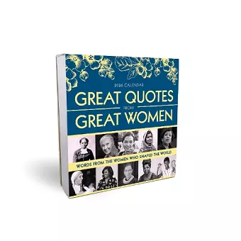 2026 Great Quotes From Great Women Boxed Calendar cover