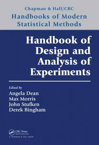 Handbook of Design and Analysis of Experiments cover