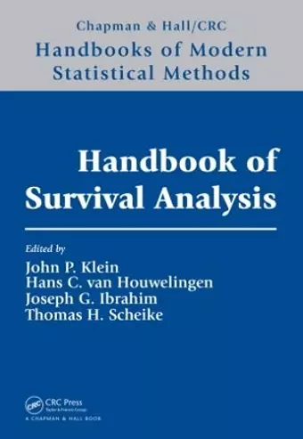 Handbook of Survival Analysis cover