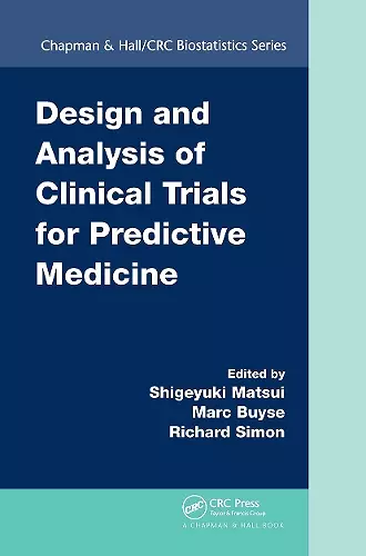 Design and Analysis of Clinical Trials for Predictive Medicine cover