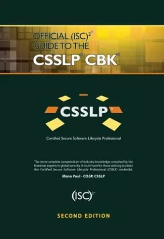 Official (ISC)2 Guide to the CSSLP CBK cover