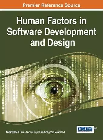 Human Factors in Software Development and Design cover