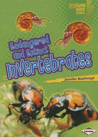 Endangered and Extinct Invertebrates cover