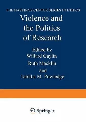 Violence and the Politics of Research cover