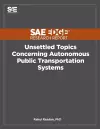 Unsettled Topics Concerning Autonomous Public Transportation Systems cover