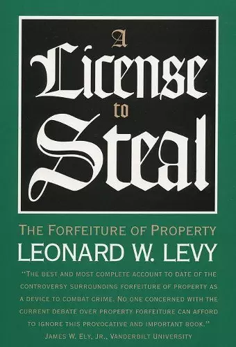 A License to Steal cover