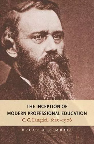 The Inception of Modern Professional Education cover