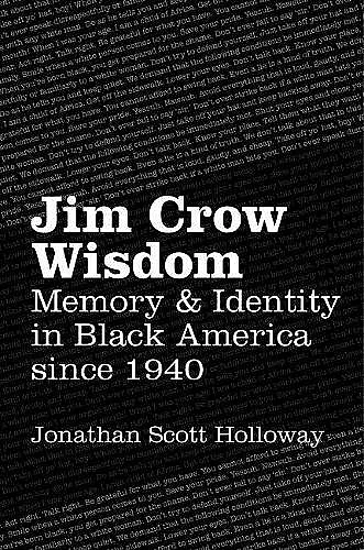 Jim Crow Wisdom cover