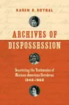 Archives of Dispossession cover