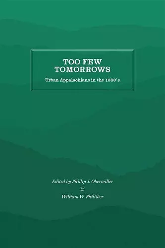 Too Few Tomorrows cover