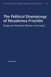 The Political Dramaturgy of Nicodemus Frischlin cover