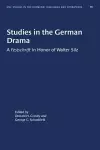 Studies in the German Drama cover