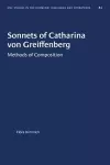 Sonnets of Catharina von Greiffenberg cover