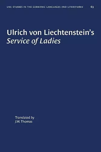 Ulrich von Liechtenstein's Service of Ladies cover