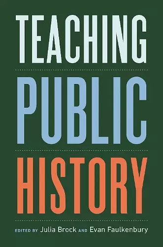 Teaching Public History cover