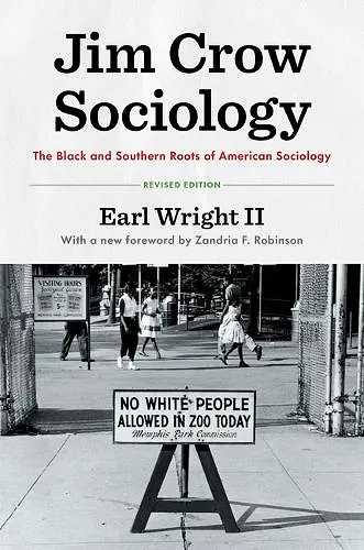 Jim Crow Sociology cover