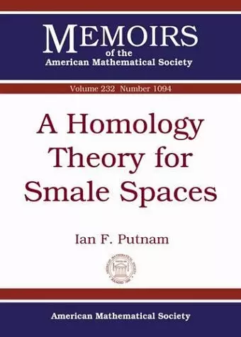 A Homology Theory for Smale Spaces cover