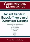 Recent Trends in Ergodic Theory and Dynamical Systems cover