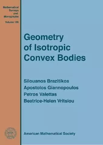 Geometry of Isotropic Convex Bodies cover