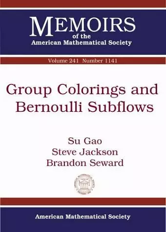 Group Colorings and Bernoulli Subflows cover