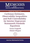 Carleman Estimates, Observability Inequalities and Null Controllability for Interior Degenerate Nonsmooth Parabolic Equations cover