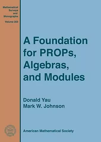 A Foundation for PROPs, Algebras, and Modules cover