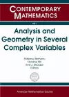 Analysis and Geometry in Several Complex Variables cover