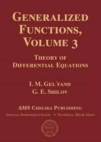 Generalized Functions, Volume 3 cover